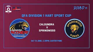 Rd 10 Caloundra vs Springwood Mens Div 1 AFL [upl. by Glick390]