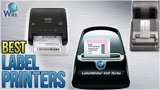 10 Best Label Printers 2018 [upl. by Ellerahc]