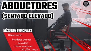 Abducción Cadera en Máquina Para GLÚTEOS🟡 Sentado elevado ✅ [upl. by Ellswerth]