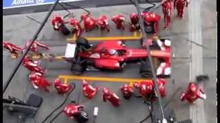 F1 Pit Stops 1950 vs 2013 Quick Changeover  SMED [upl. by Yzzo]