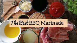 The Best BBQ Marinade Recipe  Barbecue Recipe [upl. by Derinna759]