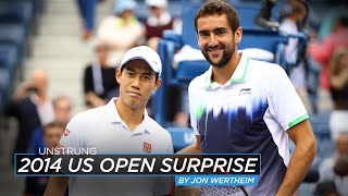 2014 US Open Finals Surprise Marin Čilić vs Kei Nishikori  Unstrung [upl. by Kavanagh64]