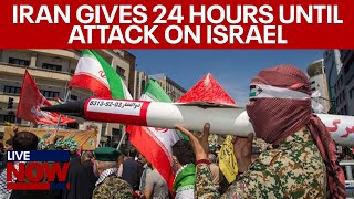 IsraelHamas war Iran to attack Israel in 2448 hours  LiveNOW from FOX [upl. by Hammad]