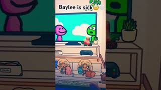 Baylee is sick 🤍🤕 fypシ゚viral tocaboca [upl. by Ilke]