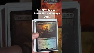 Foil MTG Modern Mono Black Midrange Deck [upl. by Gillett]