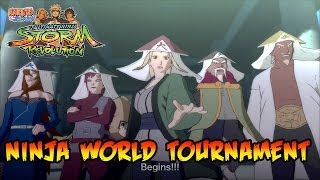 Naruto Shippuden U N Storm Revolution  PS3X360  Ninja World Tournament English Trailer [upl. by Trelu518]