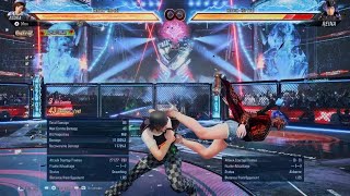 TEKKEN8 P108 Asuka Kazama 12 Combo wwall 92 Damage Arena tekken8 [upl. by Agee655]