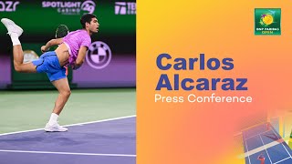 Round 2 Carlos Alcaraz Press Conference March 8th  Indian Wells 2024 [upl. by Ardni]