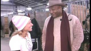 George Foreman Pays a Knockout Visit to Post Time [upl. by Selin]