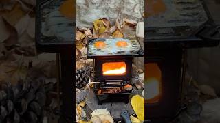 KAMP SOBASINDA YUMURTA PİŞİRDİM WİNNERWELL STOVE KAMP SOBASI [upl. by Egwin]