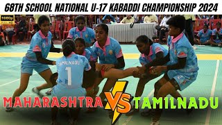 Tamilnadu Vs Maharashtra ॥ quarter final Match ॥ School national kabaddi match [upl. by Hamner]