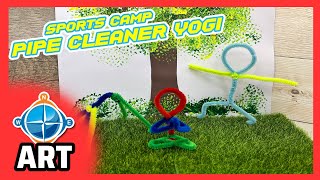 Pipe Cleaner Yogi  Fun How To Video  NWE Kids Art 113 [upl. by Hardwick]