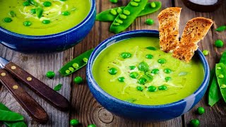 Recette  Velouté de petits pois au Thermomix [upl. by Crawley703]