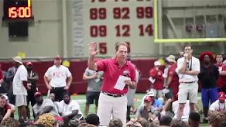 NICK SABAN quotBE UNCOMMONquot speech at football camp  NSFB  ALABAMA Football [upl. by Airlee]