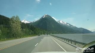 Driving The Scenic Seward Highway Wide View amp Extended [upl. by Julee]