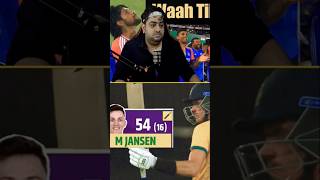 Marco Jansen का तूफान  🔥  shorts youtubeshorts cricket indvssa abcricinfo [upl. by Erdrich]