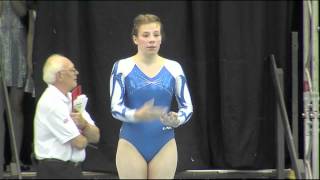 SILVER Deborah Gathercole  2012 British Tumbling Championships [upl. by Asik]