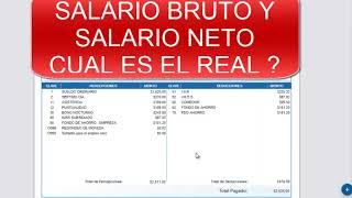 Que no te engañen las fabricas con el salario bruto y el sueldo neto este 2022 aqui te lo explico [upl. by Yrneh]