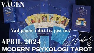 Vågen ♎️ April 2024  Vad pågår i ditt liv just nu  Modern Psykologi Tarot  Healer K [upl. by Lawley]