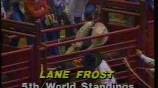 Bull Riding  Winston Tour Rodeo 1985  Wichita [upl. by Aikyt796]