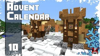 Minecraft Timelapse Advent Calendar  10  THE GATE [upl. by Adina]