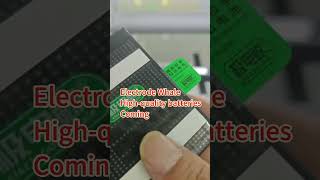 Electrode WhaleHighquality batteries ComingSmall quantity can enjoy the wholesale factorybattery [upl. by Uticas295]