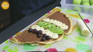 인사동 │ 키위 바나나 크레페 │ Crepe with Whipped Cream │ 한국 길거리 음식 │ Korean Street Food [upl. by Uel]