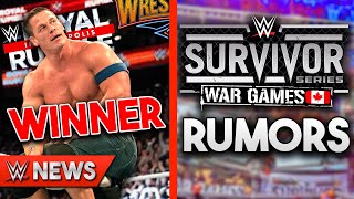 John Cena Winning Royal Rumble 2025 Survivor Series Rumors  WWE Pro Wrestling News amp Rumors [upl. by Ahrendt962]