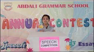 Speech on Climate Change by Rameen Fatima from Class 5th [upl. by Allecsirp]