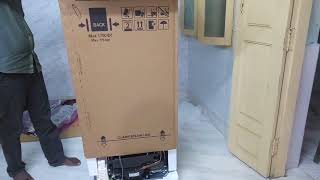 Samsung Refrigerator Unboxing [upl. by Odrautse]