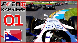 Die SCHÖNSTEN F1 Autos EVER  F1 2007 Mod KARRIERE 1 [upl. by Boycie274]