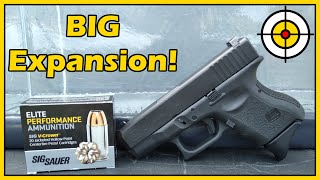 You Want Expansion With Your Expansion Sig VCrown 40 SampW Ballistic Gel Test Glock 22 amp 27 [upl. by Diamante]