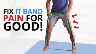 6 Exercises to Fix a Tight IT Band  ITB Syndrome Pain for GOOD [upl. by Toolis]