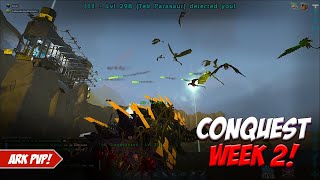 raiding everyone with 100 players  week 12  Episode 3  N1S  Ark Survival evolved Pvp Pc [upl. by Alleunamme]