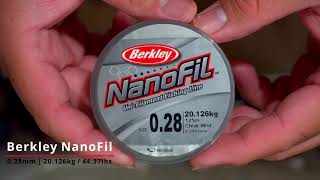 Berkley Nanofil Unifilament Fishing Line [upl. by Morry]