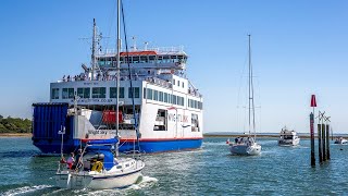 Safe boating around the Wightlink Lymington ferry [upl. by Navinod181]