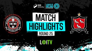 SSE Airtricity Mens Premier Division Round 25  Bohemians 11 Dundalk  Highlights [upl. by Osnofla]