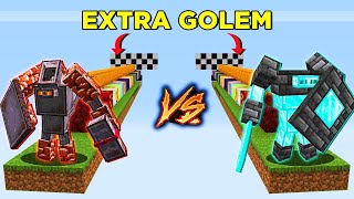 DIAMOND Golem and NETHERITE Golem VS All EXTRA GOLEMS  MOB BATTLE In Minecraft [upl. by Peednas]