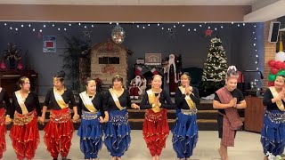 DAYANG DAYANG dance by FIL🇵🇭 Floridian Dance Group Blessed Holy Trinity SIMBANG GABI2023 [upl. by Aneeuqahs]