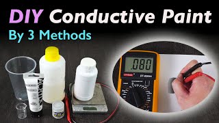 DIY Conductive Paint By three methods [upl. by Ardnak]