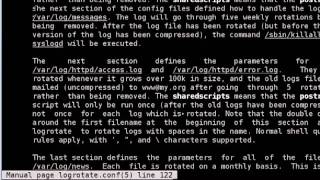 LINUX openSUSE and logrotate [upl. by Ardnekan876]