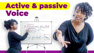 Active and passive voice  በሁላችሁም ጥያቄ መሠረት  Yimaru [upl. by Alejna]