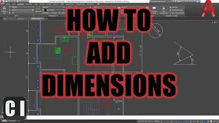 AutoCAD How To Add Dimensions  2 Minute Tuesday [upl. by Ellivro]