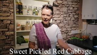 Sweet Pickled Red Cabbage Recipe [upl. by Kilam54]