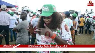 PDP CAMPAIGN EGOR QUARTER  BENIN CITY 2024 [upl. by Loux]