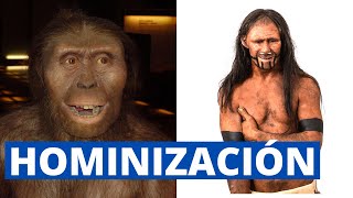 La HOMINIZACIÓN explicada desde el Australopithecus hasta el Homo sapiens sapiens🐒 [upl. by Dominica]