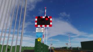 UPGRADE  WEIRD ENDING Cranbourne Bypass No°1 Level Crossing  Nth Yorkshire Roblox 06102024 [upl. by Alel234]