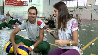 Matéria Seleção Brasileira Feminina de Volei Sentado  100514 [upl. by Marigolda927]