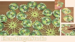 How do you crochet a sunflower Tutorial 3 How to Join Crochet Motifs [upl. by Doris]