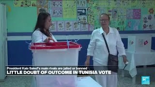 Tunisia voting ends in presidential election against a backdrop of repression • FRANCE 24 English [upl. by Ynetsed]